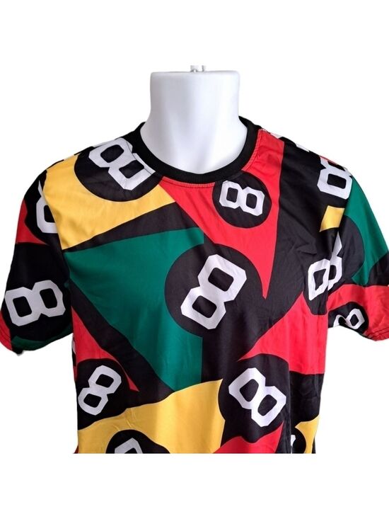 DRILL CLOTHING Other - VTG Oh Snap! Drill Clothing T Shirt TEE Retro 8 Ball pool Print Short Sleeve Med